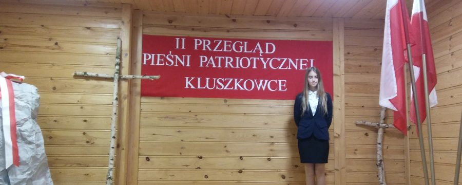 Więcej o: II miejsce Weroniki Kulig w II Przeglądzie Pieśni Żołnierskich i Patriotycznych