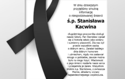 Więcej o: Żegnamy ś.p. Stanisława Kacwina